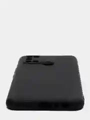 Красный чехол для Realme C17 силиконовый с soft touch покрытием