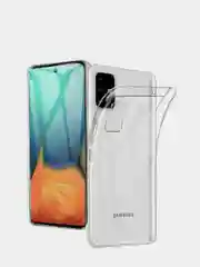 Силиконовый чехол для Samsung Galaxy A71 (A715F), прозрачный