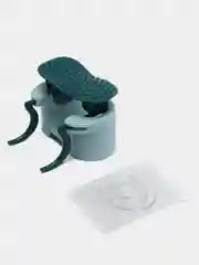 Синий держатель швабры настенный