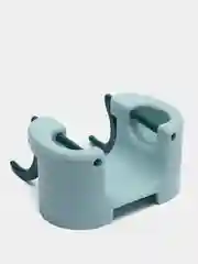 Синий держатель швабры настенный