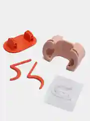 Оранжевый держатель швабры настенный