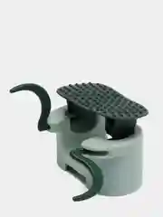 Зеленый держатель швабры настенный