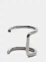 Серебряный серьга-кафф из медицинской стали, 1 штука