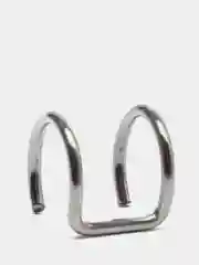Серебряный серьга-кафф из медицинской стали, 1 штука