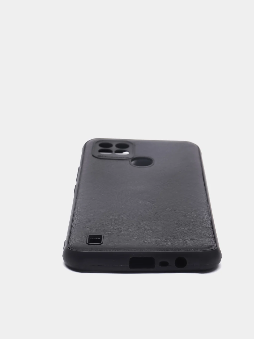 Черный чехол Realme C21 реалми С21 силиконовый под кожу