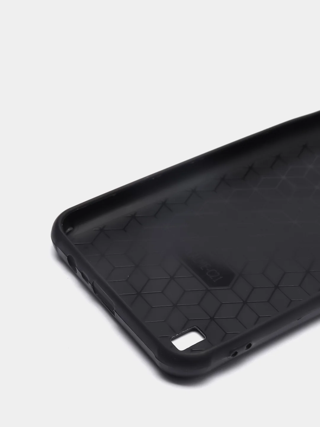 Черный чехол Realme C21 реалми С21 силиконовый под кожу