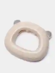 Бежевый держатель зубных щеток