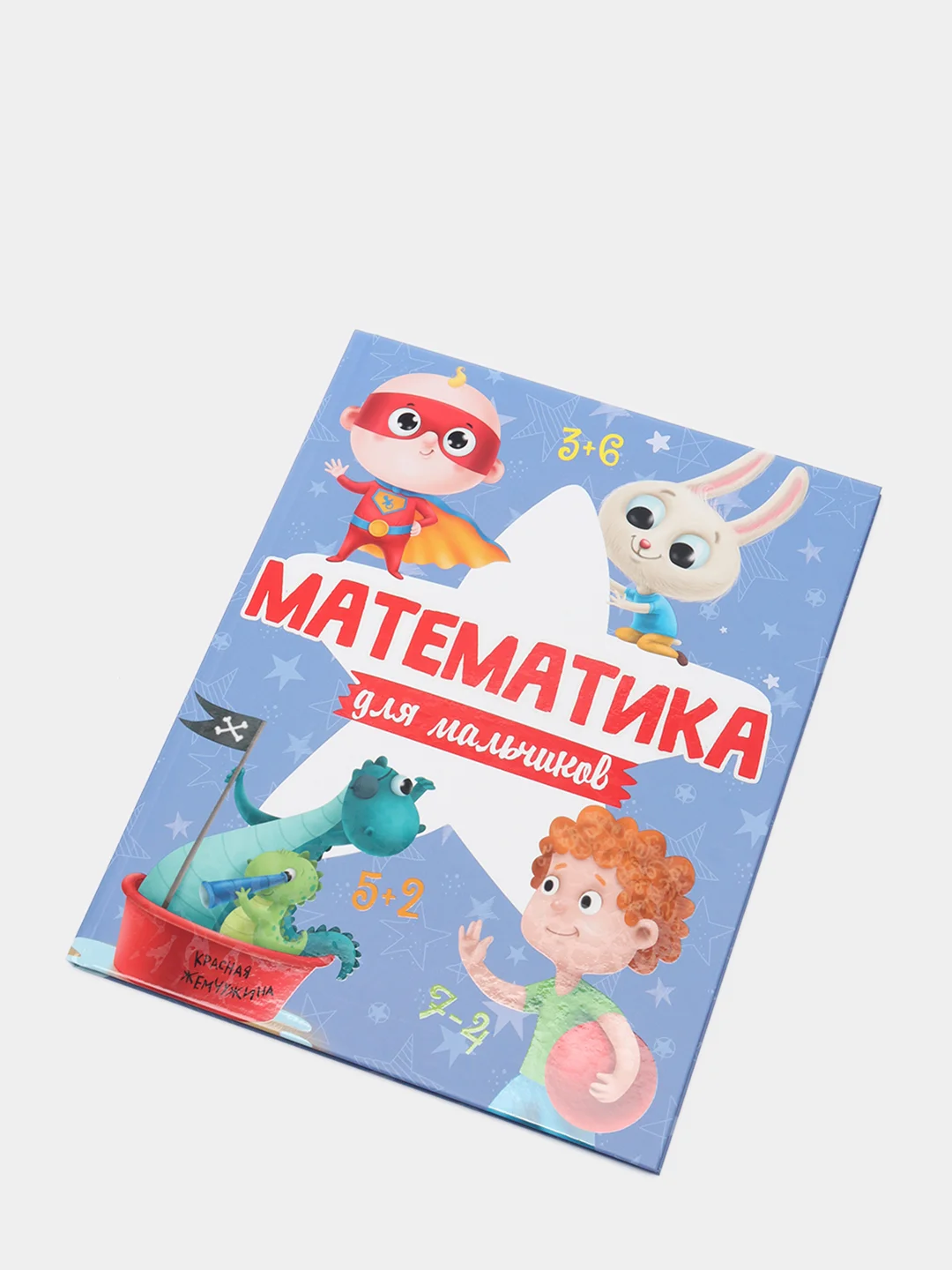 Книга с заданиями для детей 6+ "Математика для мальчиков" 48 стр. 203х256 мм. Проф-Пресс
