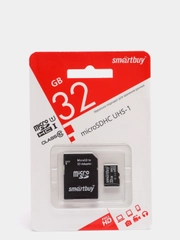 Карта памяти, карта памяти для телефона, 32 гб, microSD 32 gb, 10 класс, с адаптером