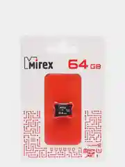 Карта памяти micro SDXC MIREX, 64GB, UHS-I, class 10