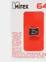 Карта памяти micro SDXC MIREX, 64GB, UHS-I, class 10