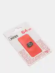 Карта памяти micro SDXC MIREX, 64GB, UHS-I, class 10