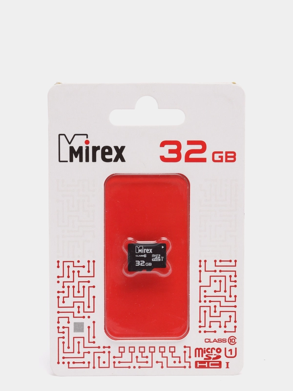 Карта памяти micro SDHC MIREX, 32GB, UHS-I, class 10