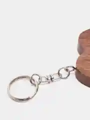 Коричневый флешка подарочная "Сердце", деревянная