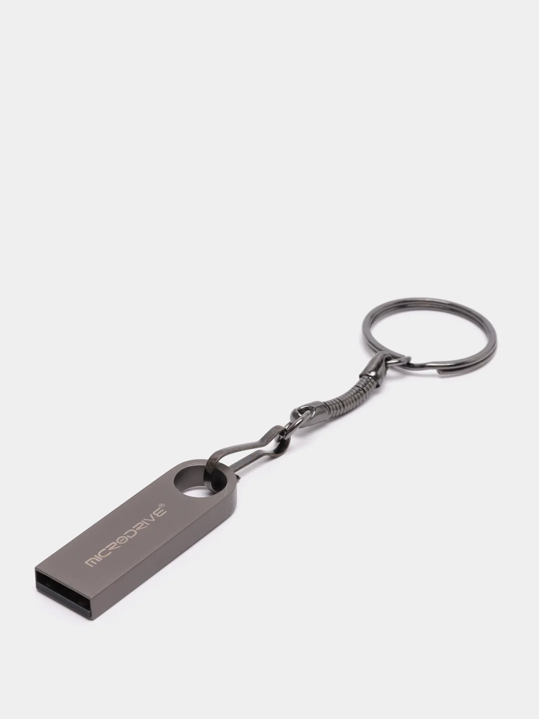 Черный металлическая флешка USB