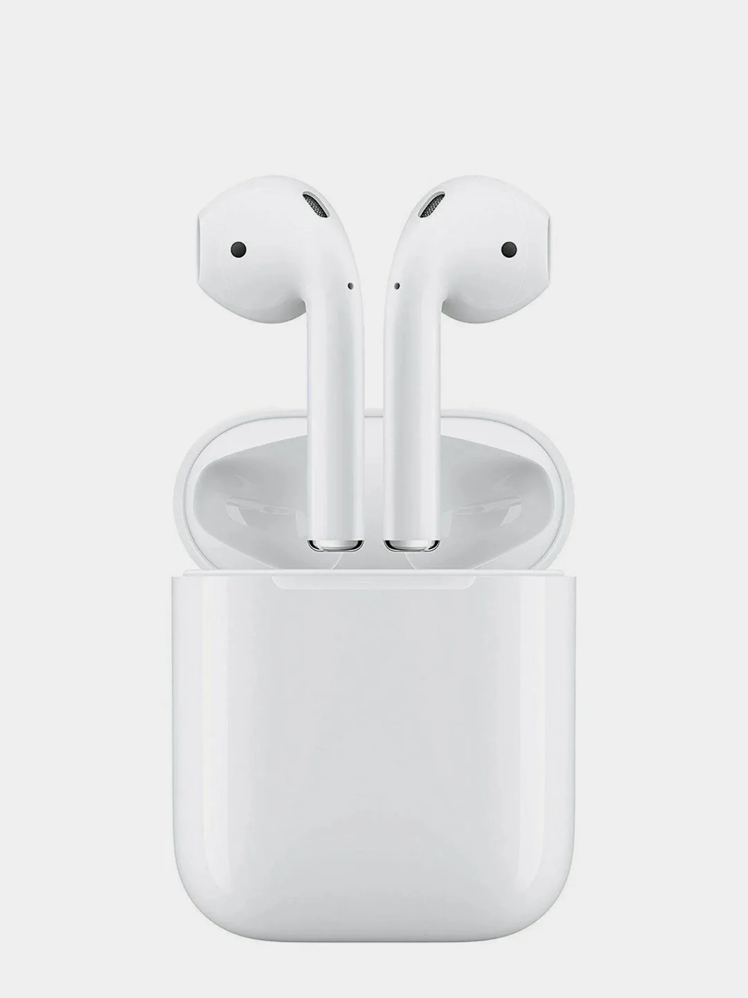 Белый беспроводные наушники, с зарядным футляром, Bluetooth