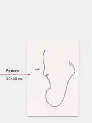 Багровый абстрактные интерьерные постеры, на холсте