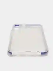 Синий чехол силиконовый прозрачный с цветной вставкой Y7P / P40 Lite E