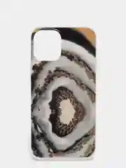 Хаки чехол iPhone 12 / 12 Pro (6.1), 12 mini (5.4) силиконовый с мраморным рисунком