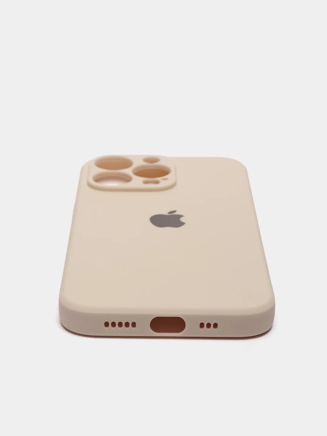 Бежевый чехол на iPhone 11, 13, 12, XR, Pro, Max, Mini, бархатный
