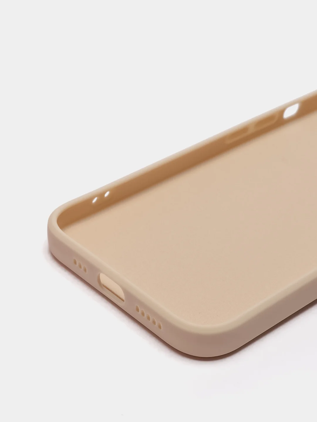 Бежевый чехол на iPhone 11, 13, 12, XR, Pro, Max, Mini, бархатный