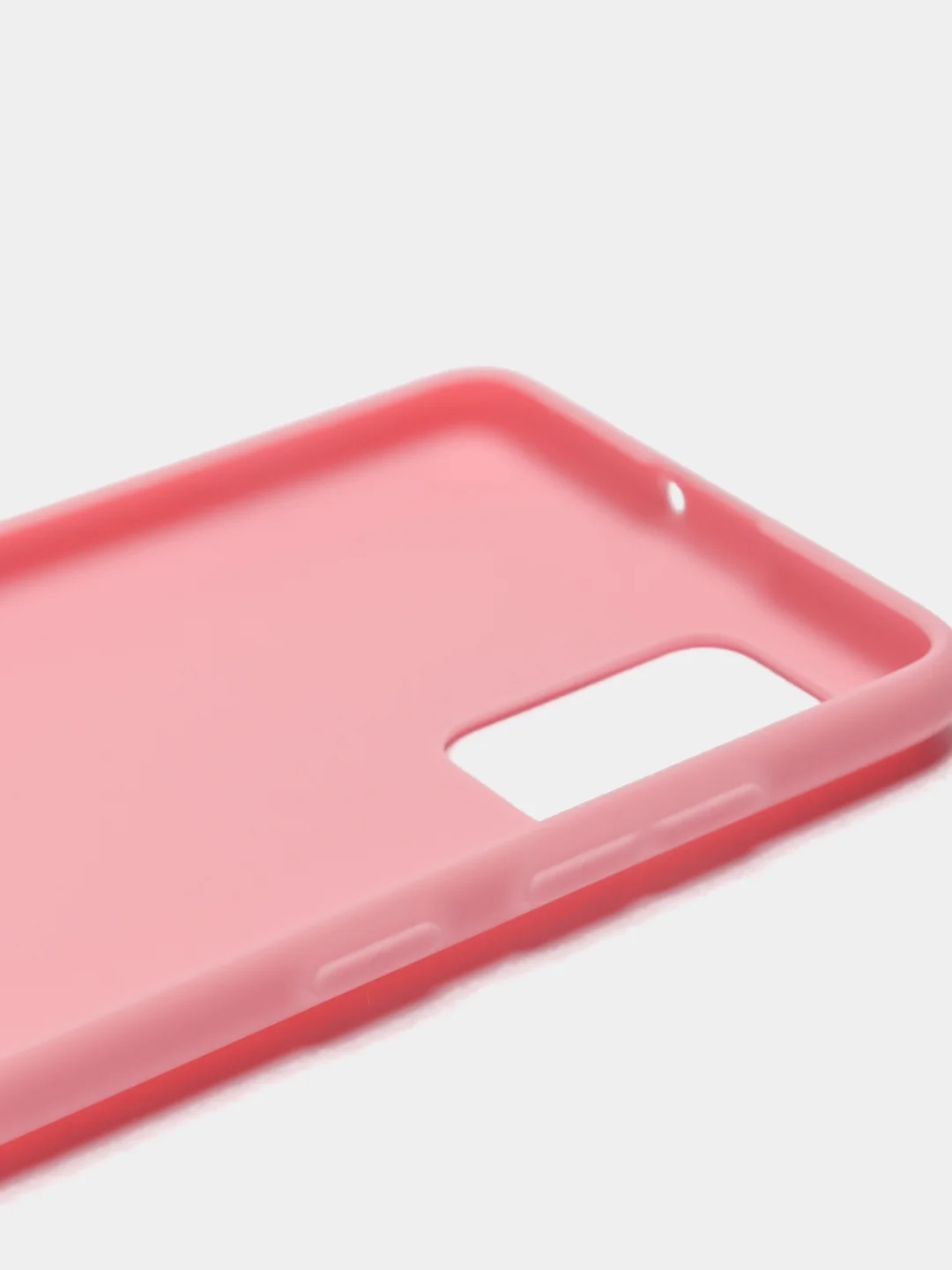 Розовый чехол Samsung Galaxy A71, силиконовый