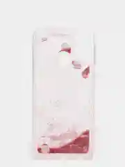 Розовый чехол Samsung Galaxy M21, M30s (Самсунг Галакси М21, М30с) переливающийся жидкий блестками