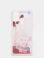 Розовый чехол Samsung Galaxy M21, M30s (Самсунг Галакси М21, М30с) переливающийся жидкий блестками