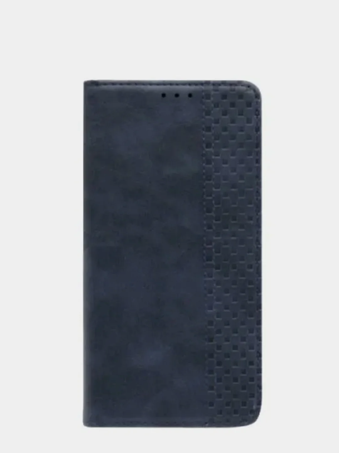 Темно-синий business Wallet Кожаный челол книжка с визитницей для Xiaomi Redmi note 8,8pro, redmi 7,8A