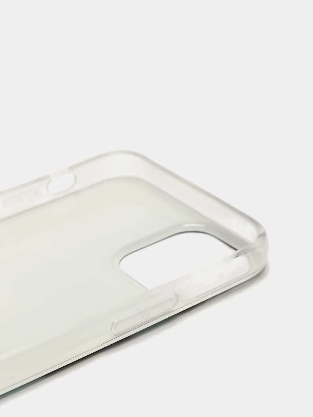 Бирюзовый чехол iPhone 12 / 12 Pro (6.1), 12 mini (5.4) силиконовый с мраморным рисунком