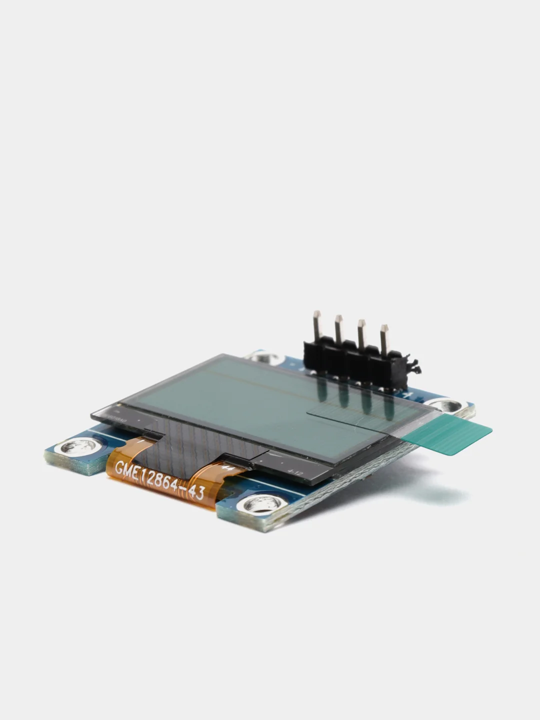 Дисплей OLED 0.96" 128*64 12864 4 контакта синие и желтые символы IIC/I2C