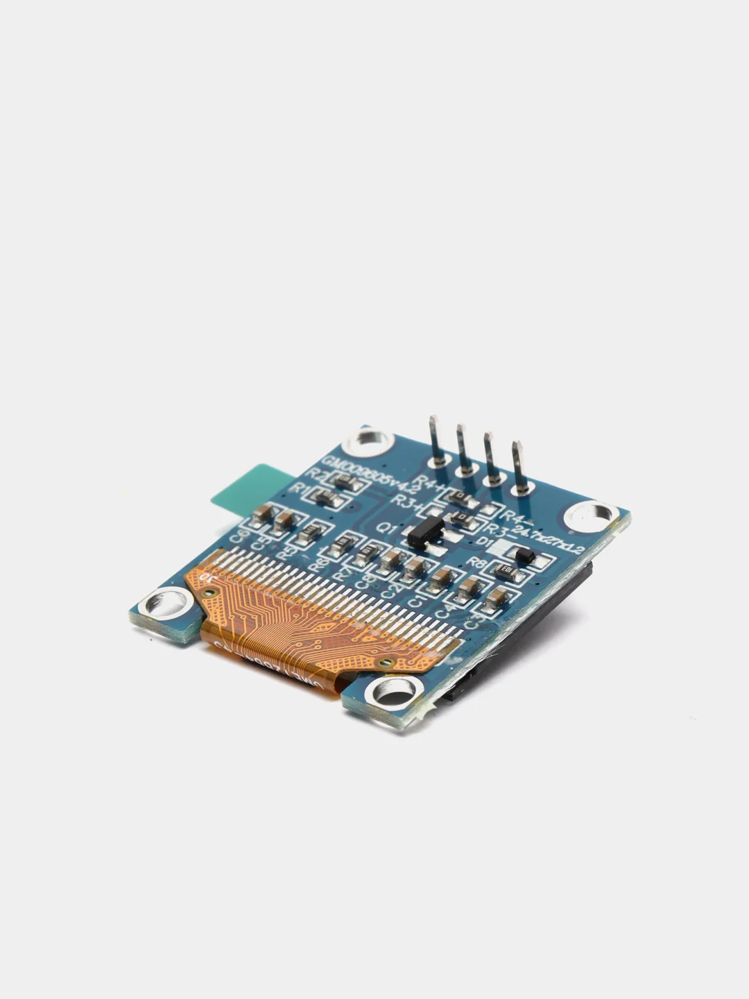 Дисплей OLED 0.96" 128*64 12864 4 контакта синие и желтые символы IIC/I2C