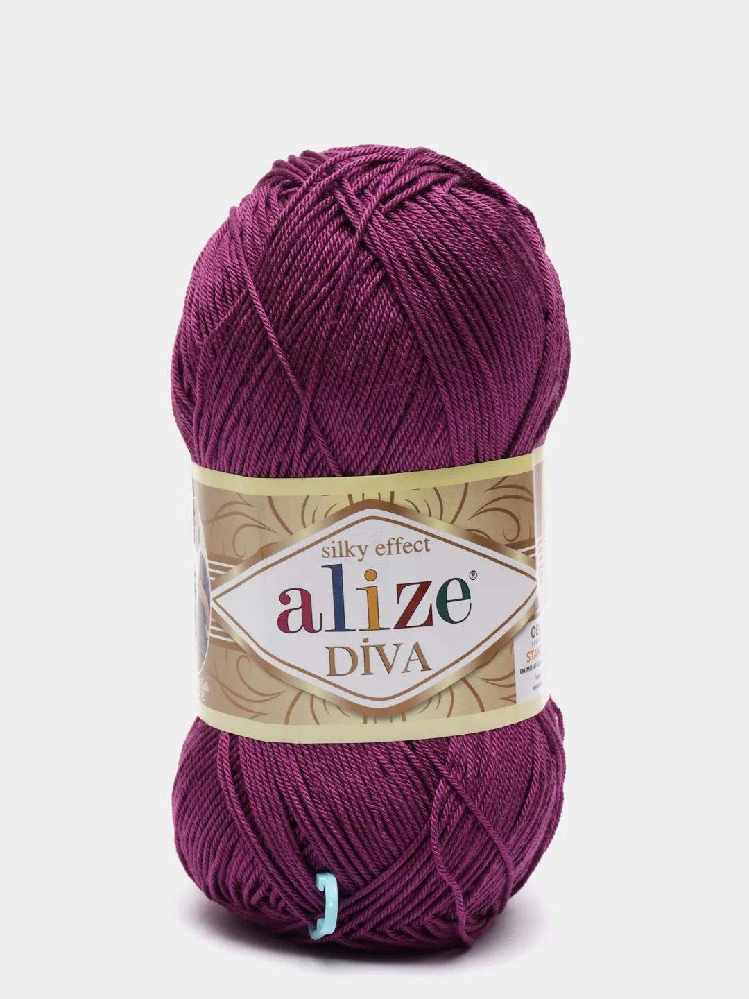 Пурпурный пряжа Alize Diva 100% Микрофибра 100г 350м
