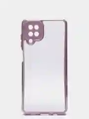 Лавандовый чехол для Samsung Galaxy A12, M12, бронекейс прозрачный