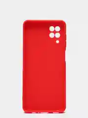 Красный чехол для Samsung Galaxy A12, M12 силиконовый