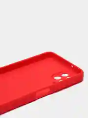 Красный чехол для Samsung Galaxy A12, M12 силиконовый