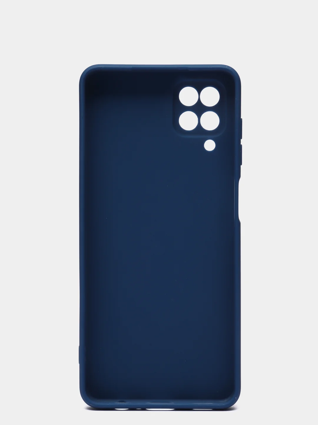Синий чехол для Samsung Galaxy A12, M12 силиконовый