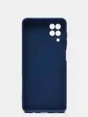 Синий чехол для Samsung Galaxy A12, M12 силиконовый
