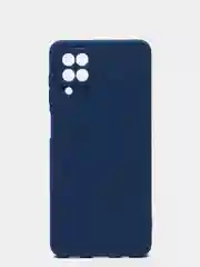 Синий чехол для Samsung Galaxy A12, M12 силиконовый