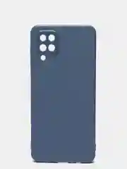 Синий меланж чехол для Samsung Galaxy A12, M12 силиконовый