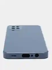 Синий меланж чехол для Samsung Galaxy A12, M12 силиконовый