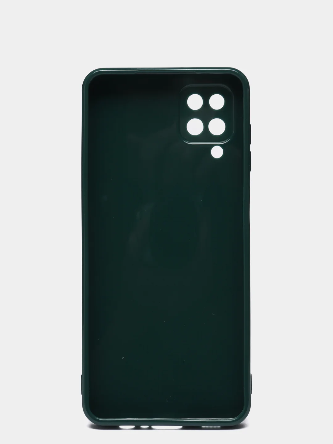 Зеленый чехол для Samsung Galaxy A12, M12 силиконовый
