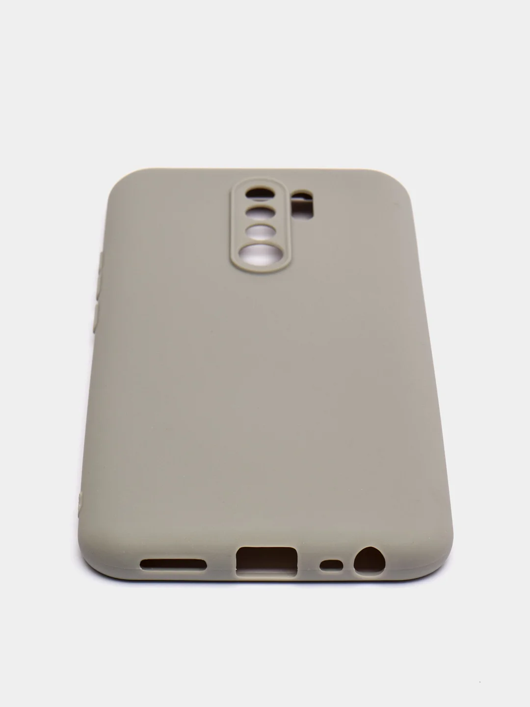 Серый чехол Xiaomi Redmi 9 силиконовый