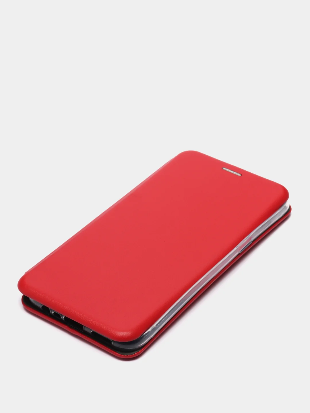 Красный чехол книжка для Realme C3 / Realme 5 / Realme 6i