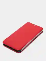 Красный чехол книжка для Realme C3 / Realme 5 / Realme 6i