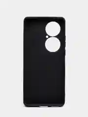 Черный чехол Huawei P50 Pro, Хуавей П50 Про силиконовый, матовый
