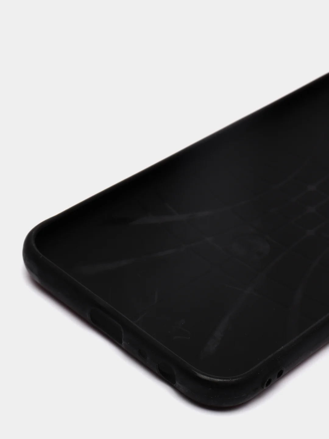 Алый силиконовый усиленный чехол Samsung J6 +(Plus)