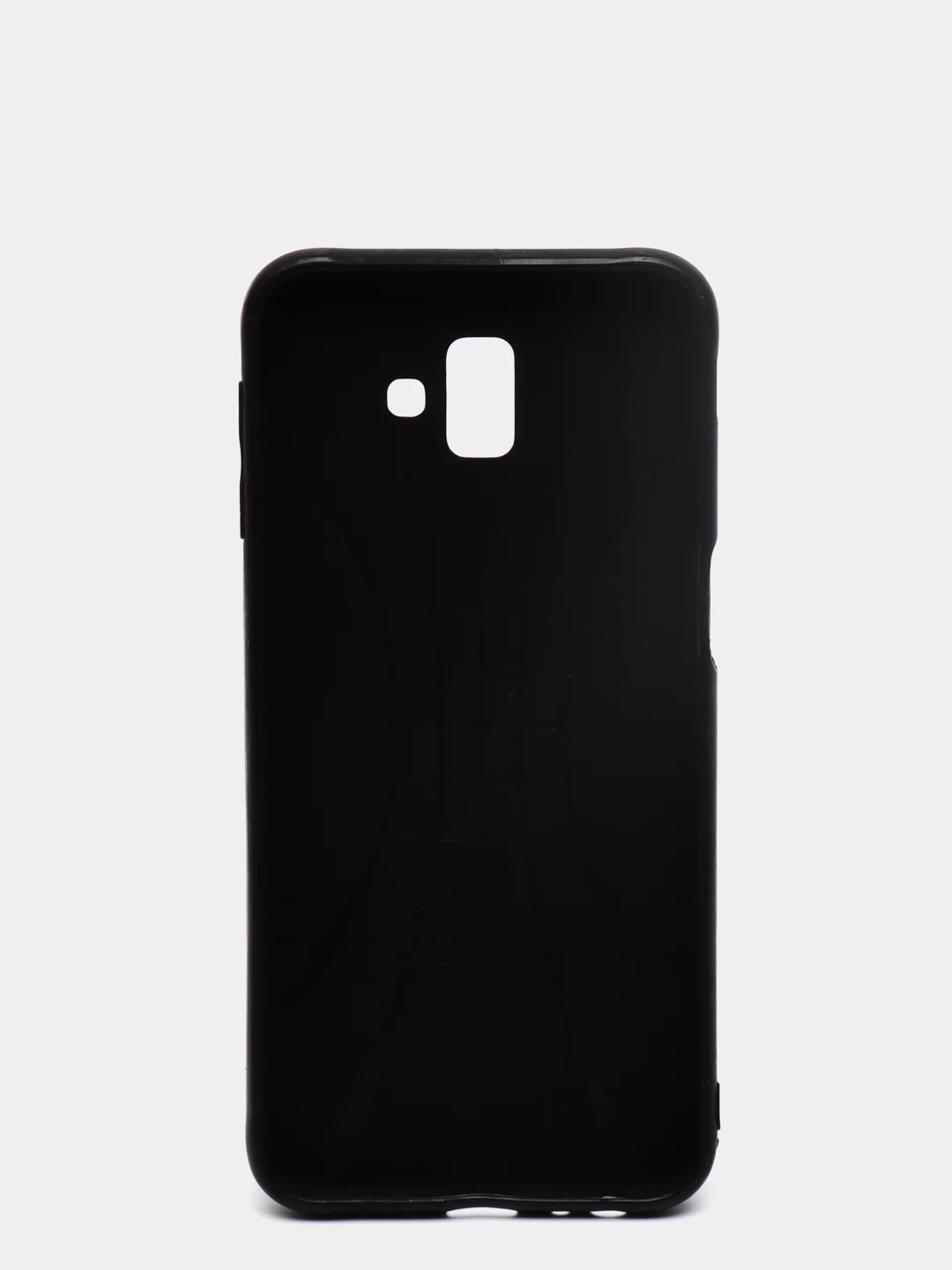 Алый силиконовый усиленный чехол Samsung J6 +(Plus)