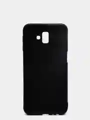 Алый силиконовый усиленный чехол Samsung J6 +(Plus)
