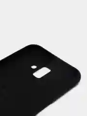 Алый силиконовый усиленный чехол Samsung J6 +(Plus)